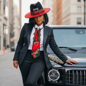 SOLD!!!!!!!!!!!!! Custom Hat & Tie